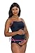Emma-Jane Maternity Tankini Black & Pink 14/16