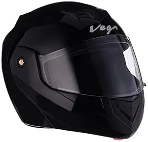 Vega Crux DX Flip-Up Helmet (Black, M)