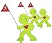 Produktbild StreetBuddy - Warnfigur Kindersicherheit, 03-er Pack Grün
