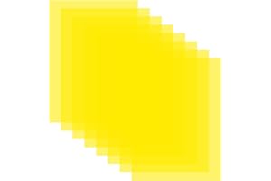 HXC Dyslexia Overlays A4 Yellow Overlay for Dyslexia 8 Pcs Overlays for Reading Dyslexia for Visual Stress Irlens Syndrome and ADHD for Adults Children