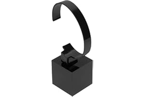 NA Watch Display Stand Acrylic Watch Stand Organizer Holder Removable Jewelry Showcase Stand for Watch, Bracelet Black