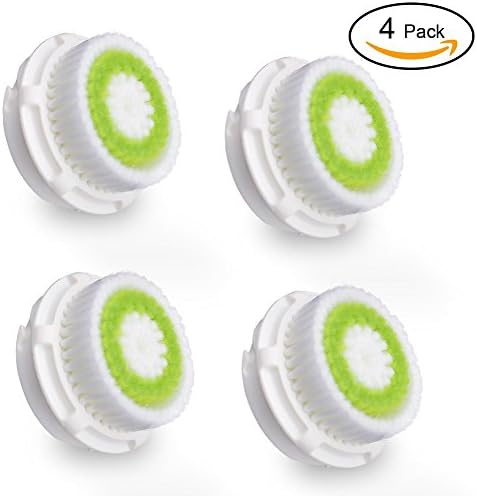 Bingogous Brush Heads, Replacement for Acne Facial Cleansing. Compatible with Mia 1, 2, 3(Aria), SMART Profile, Alpha Fit, Plus, Sonic Radiance.
