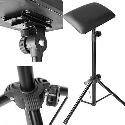 Ardisle Fully Adjustable Black TATTOO Arm Leg Rest studio chair bed Portable Stool