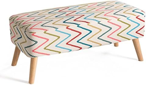 Solid wood shoe bench European style clothing store sofa stool fashion dressing bed end stool test shoes small long bench stool (Color : A, Size : 90x40x40cm)
