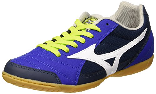 Mizuno Sala Club in, Scarpe da Calcetto Uomo, Blu (Surf The Web/White/Dress Blues), 42 EU