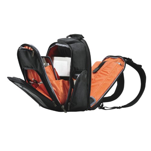 Everki Versa     Premium Laptop Rucksack f  r Notebooks bis 14 1 Zoll  35 8 cm    MacBook Pro 15 Zoll mit patentiertem Ecken   Schutz   System  Brille