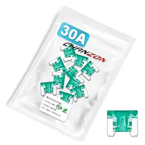 Chanzon 10pcs Low Profile Mini (Micro) 32V Blade Fuse 30A Fast Blow for Automotive Car Truck SUV