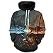Produktbild TDPYT EIN Lied von EIS und Feuer Hoodies 3D Tier Drachen Hoody Hoodies Pullover Langarm-Sweatshirts