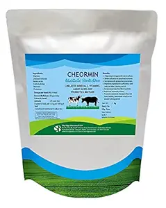 SKYRIDGE CHEORMIN: Chelate Minerals, Vitamins, Amino Acids & Probiotics Mixture for Cattle, Small Farm Animals, Growth Promoter - 1Kg