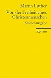 Cover zum Buch Von der Freiheit eines Christenmenschen