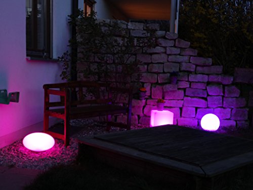 Telefunken Solar-Gartenleuchte – Ball (Dekoleuchte mit RGB Farbwechsel, schwimmfähig, riesiges Solarpanel mit 1,5W) Kugel - 9