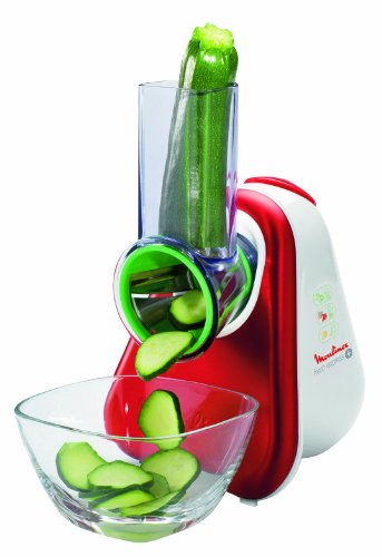 Moulinex DJ756G Fresh Express Plus / Elektrisches Schnitzelwerk (Zerkleinerer) / 5 Trommelaufsätze / 200 Watt - 3