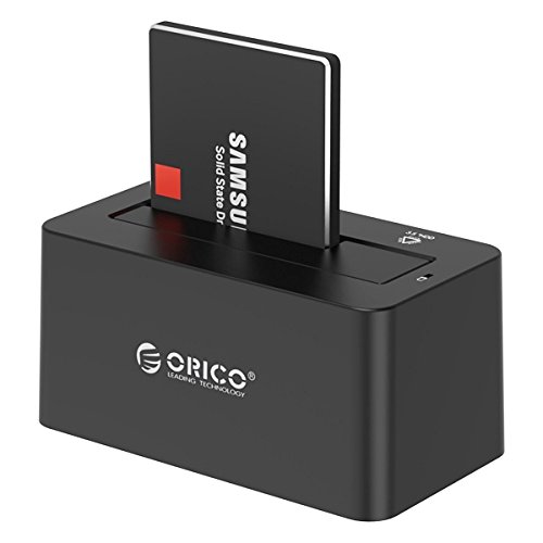 ORICO USB 3.0 Type C Externe Festplatten-Dockingstation mit UASP für 2,5 / 3,5 Zoll SATA III SSD und HDD – Schwarz - 4