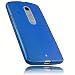 Produktbild mumbi Schutzhülle für Motorola Moto X Play Hülle blau