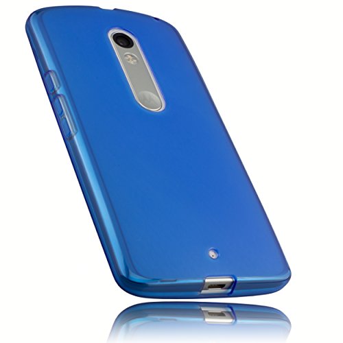 Preisvergleich Produktbild mumbi Schutzhülle für Motorola Moto X Play Hülle blau