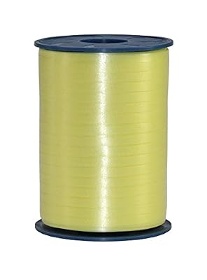 Präsent Ruban à boucler, Jaune Clair, 5 mm - 500 m