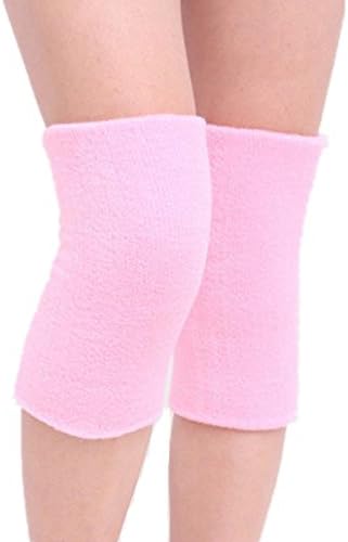 WENHAOYU Warm knee pads, Thickened double decker kneecap, old men and women, winter knee pads (pink)