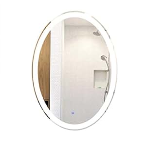 Amazon.de: Badezimmerspiegel oval Beleuchteter Spiegel LED Wohnzimmer