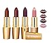 RythmX Creamy Matte Professional Lipsticks Combo Gold (Copper, Mahroon, Brown, Nude) Set of 4 (4 Grams /Pc) RS.415.00