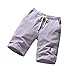Produktbild Sommer Shorts Herren Pants kurze Hose Fitness Laufhose Herrenmode Männer Sport Hose Sweatshorts Kurze Hosen Fitnesshose Trainingshose Stretch Schwimmen Hosen Sweat-Shorts Hose Sweatpant Strand Hosen Sport LMMVP (XL, Grau)