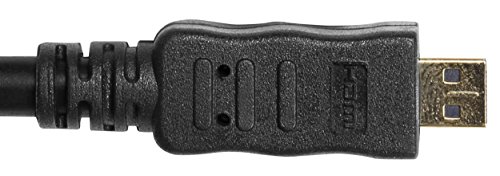 mumbi Micro HDMI Kabel 1080p – vergoldete Kontakte – HDMI Mikro Type D High Speed Kabel HDMI 1.4 / Verbindungskabel 3 Meter - 5