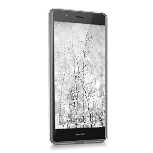 kwmobile Funda para Huawei P9 Lite - Carcasa de  TPU  para m  vil y dise  o de Sol hind   en  Negro Transparente 