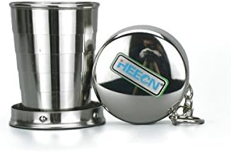Heecn outdoor stainless steel cup camping mug folding mug shot glass cup beer mug party cup HEH-010 (75ml)