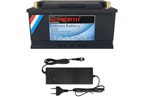 FLLYROWER Akumulator 12 v 120Ah LifePo4 Deep Cycles z akumulatorem litowym BMS do silnika do trolingu RV Panele słoneczne Urządzenia gospodarstwa domowego obsługują szeregi równoległe