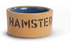 Zolux Beeztees Mangeoire en Céramique pour Hamster Beige/Bleu 7,5cm