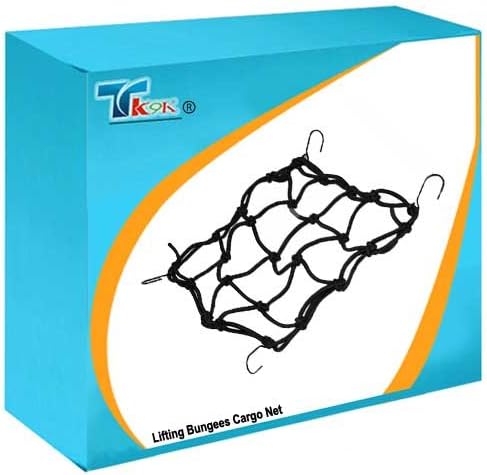 TK9K® - Lifting Bungees Cargo Net 300 x 300mm Durable elastic webbing keeps loose items secure during transit.