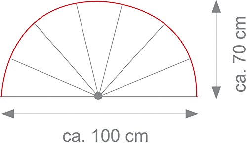 Ridder Duschfaltkabine Ombrella kristall 170 cm - 3