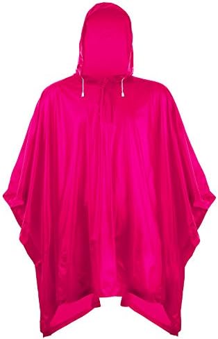 Unisex Adult Waterpoof Thick PVC Plastic Poncho Groundsheet