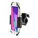 Price comparison product image Solid Metal Base Bike Phone Holder, Ipow Heavy Duty Cellphone Bike Mount Cradle for iPhone 8/ 7 / 6 Plus / 6 / 5s / 5 / 4 & Samsung Galaxy S7 / S6 Edge / S6 / S5 / S4 / S4 Mini / Note 3 / Note 4 / Most Phone Device