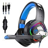 Likorlove Gaming Headset for Xbox one PS4, 4D Surround Sound Over Ear Headphones