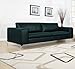 Produktbild Madison 3er Sofa Pellissima Schwarz Ledercouch
