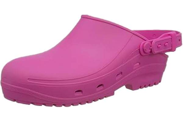 REPOSA Max - Sabot Femme et Homme Léger, Antichoc en Caoutchouc, Sabot Femme Medical Infirmiere Unisex, Anatomique, Sangle Rabattable - Chaussure Medicale et Sanitaire avec SRC Semelle Antidérapante