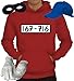 Produktbild Gangster Kapuzenpullover Kostüm Set für Panzerknacker Fans JGA Karneval Fasching Herren Hoodie+Cap+Handschuhe+Maske, Größe: L,Rot