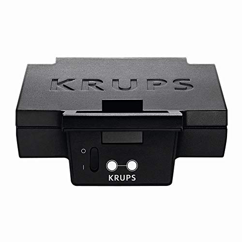 Krups FDK 451 Appareil à croque-monsieur 850 W, plaques 25 x 12 cm (Noir)