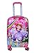 Tramp & Badger 100% polycarbonate, 360° Rotating Wheels, Princess Barbie Printed Pattern Non-Breakable & Extra Light Weight Girls/Kids Trolley Bag- Multi-Colour (Size-17" Cabin Size)-( with 1 year warranty ) RS.3369.00
