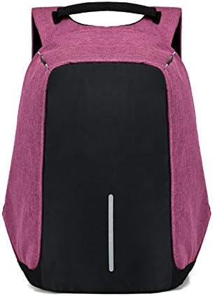 Multi-functional Backpack Waterproof Anti-theft Oxford Cloth Notebook Shoulder Bag College Student Bag for Outdoor Travel, Climbing (Purple)