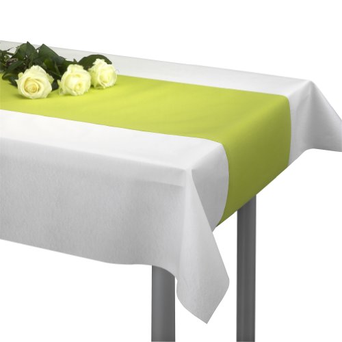 Susy Card 11094752 Tischdecke, GJ-TD, Air Laid Tissue, 120 x 180 cm, weiß