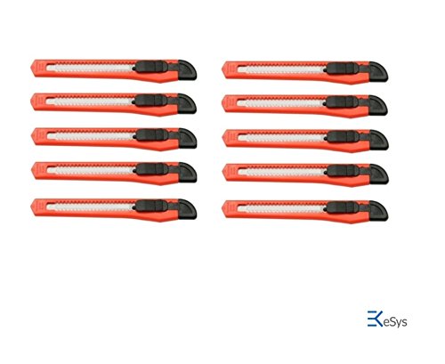 20 Stück Cuttermesser mit 9 mm Abbrechklingen, Teppichmesser - 4