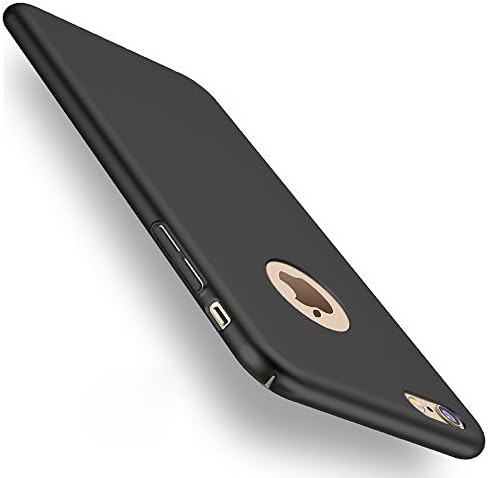 iPhone 7 Case, iPhone 8 Case, Gadgets Hut UK Ultra-Thin Case + Tempered Glass Screen Protector [Lightweight] [Anti-Scratch] Fully Protective Matte Cover for Apple iPhone 7 (2016) / iPhone 8 (2017) (Black)