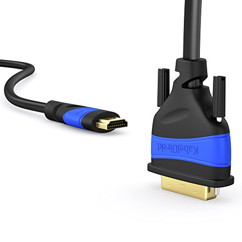 KabelDirekt 5m HDMI> DVI 24+1 Adapterkabel (1080p Full HD 3D Highspeed) – TOP Series - 3