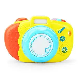 SaleOn Colorful Cute Electronic Music Camera Sound Light Puzzle Educational Toys Intelligence Exercise for Children - Mix Colors