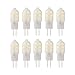 Produktbild Kreema 10 stücke G4 Bi-pin Basis LED Glühbirne 2835 SMD, 3 Watt Halogen Ersatzlampe, DC 12 V Dimmbare Energiesparlampe Cool White