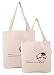 Avni Beige Daily Use Shopping Bag - Pack of 2(Large + Medium),(AFAS122) RS.179.00