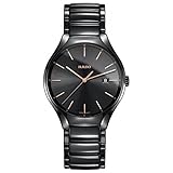 RADO Herren-Armbanduhr 40MM Armband Keramik SCHWARZ + GEHÄUSE Quarz R27238162