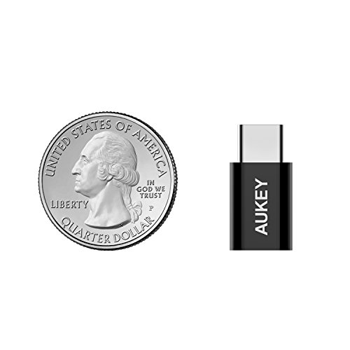 AUKEY USB C Adapter auf Micro USB [ 3 Stücke ] für USB Type C Geräte für Samsung Galaxy S8 / S8+， OnePlus 2 / 3 ， Lumia 950 / 950XL , Huawei P9 ， MacBook Pro 2016 ，usw. - 5