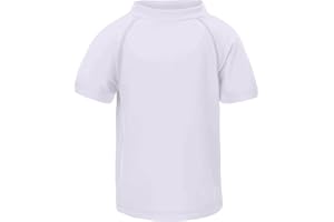 LACOFIA Jungen Kurzarm Badeshirt Kinder Sonnenschutz Schwimmshirt Kinder Rashguard Schnelltrocknendes